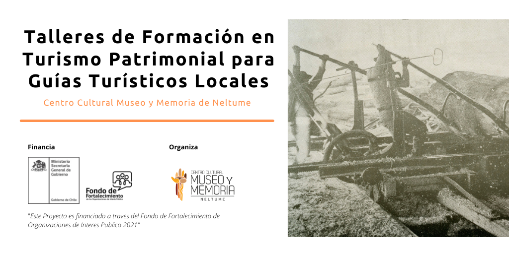 CCMMN: Se abren postulaciones on line para Talleres de Formación en Turismo Patrimonial destinados a Guías Turísticos